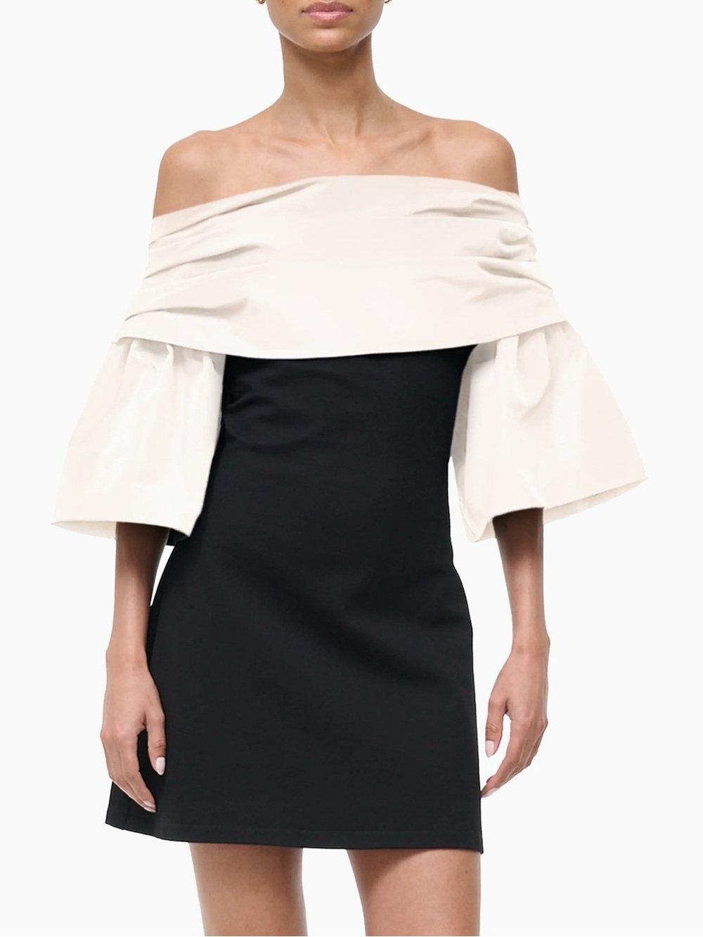 STAUD Harper Off-the-Shoulder Minidress Size XS